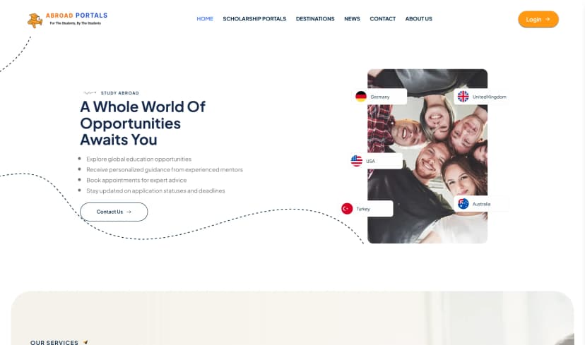 Cover image for Abroad Portals