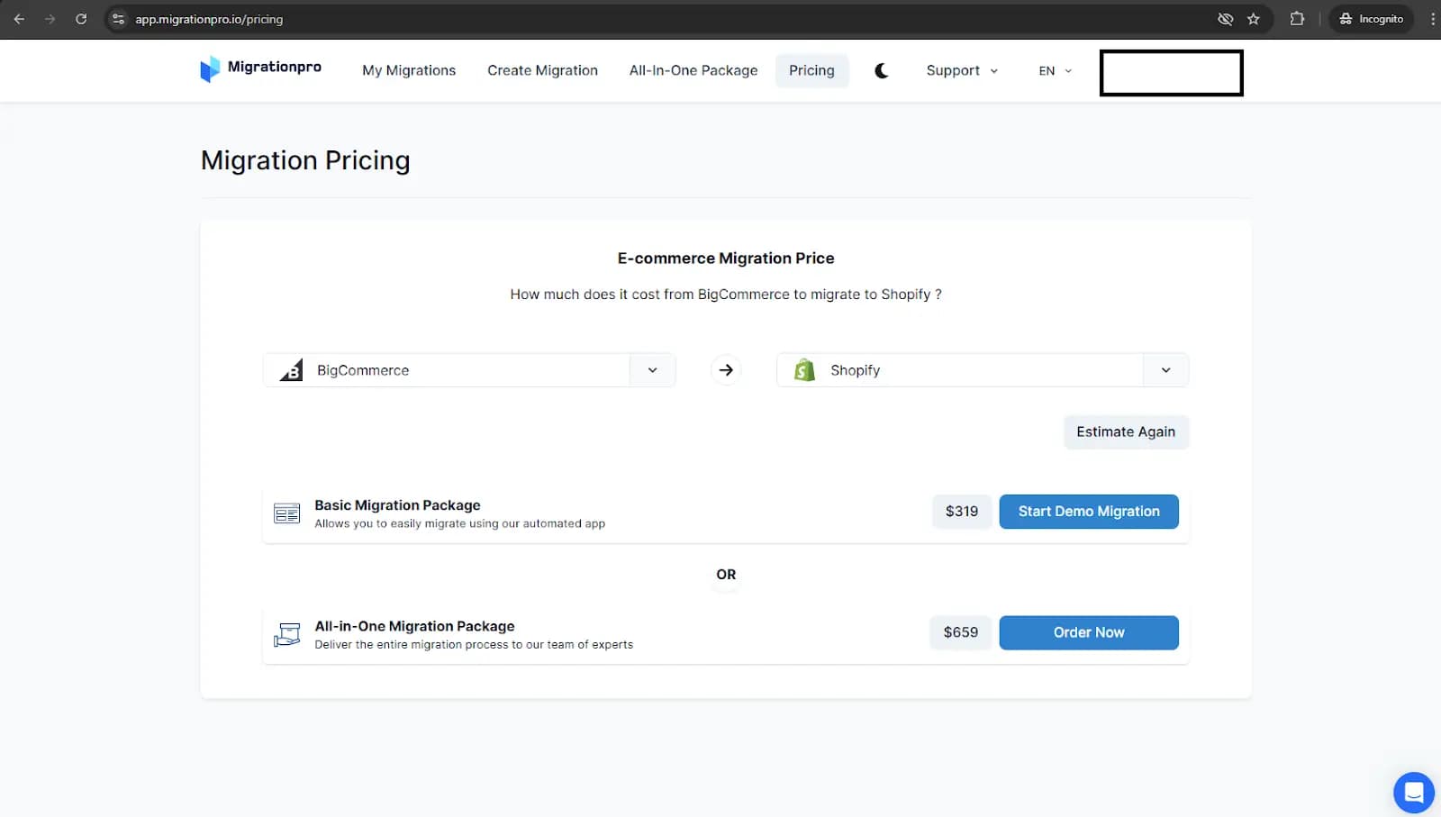 Cost comparison chart showing our fixed price vs competitor's variable costs